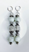 APHRODITE (CLEAR & WHITE EARRINGS)