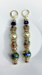 VICTORIA (GOLD MULTI-COLORED EARRINGS)